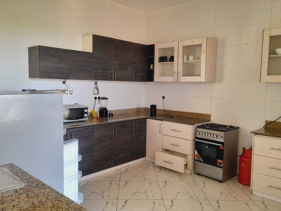 Deluxe Apartment | Private kitchen | Fridge, microwave, cookware/dishes/utensils