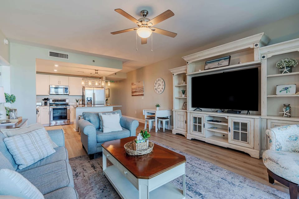 Condo, Multiple Beds, Balcony (Whitesands Retreat) | Living area | 42-inch flat-screen TV with digital channels