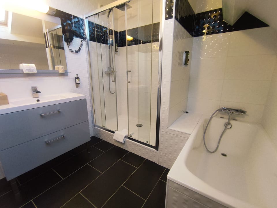 Premium Double Room | Bathroom | Free toiletries, hair dryer, towels, soap