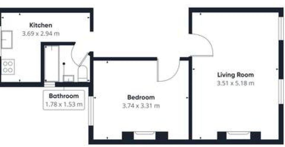 House | 2 bedrooms, iron/ironing board, Internet
