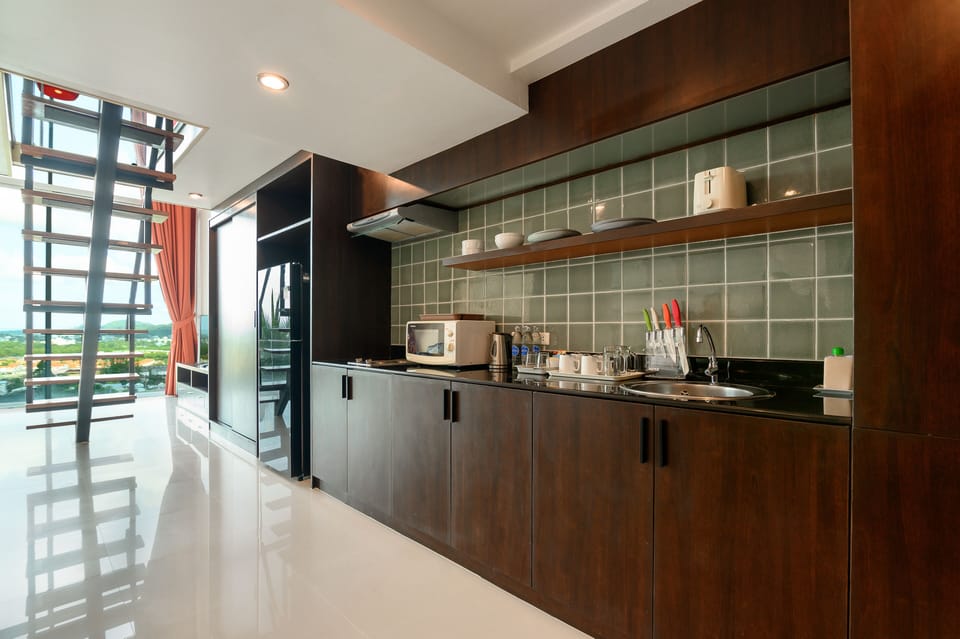 Executive Studio With Onsen Access | Private kitchen | Electric kettle