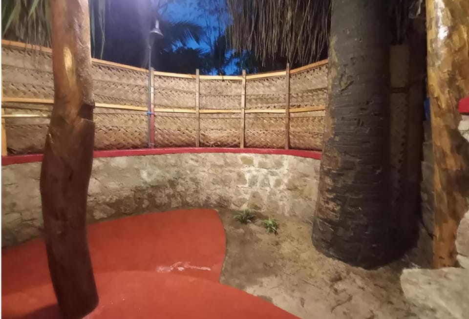 Traditional Tree House, Sea View | Bathroom | Bathrobes, towels