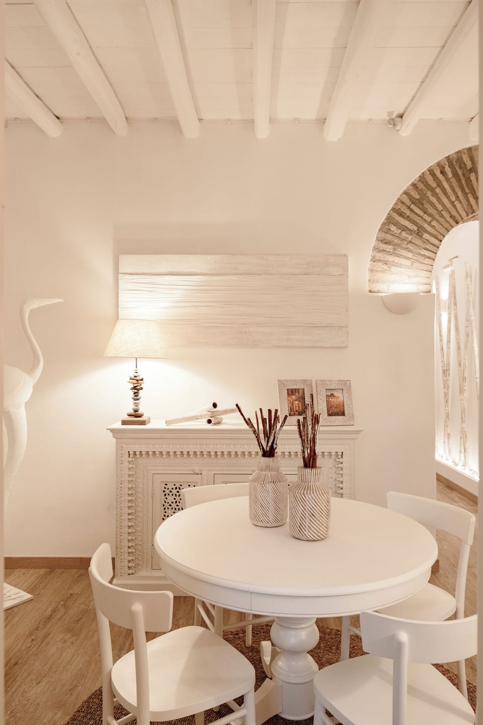 Luxury Apartment | Living area | 50-inch flat-screen TV with cable channels