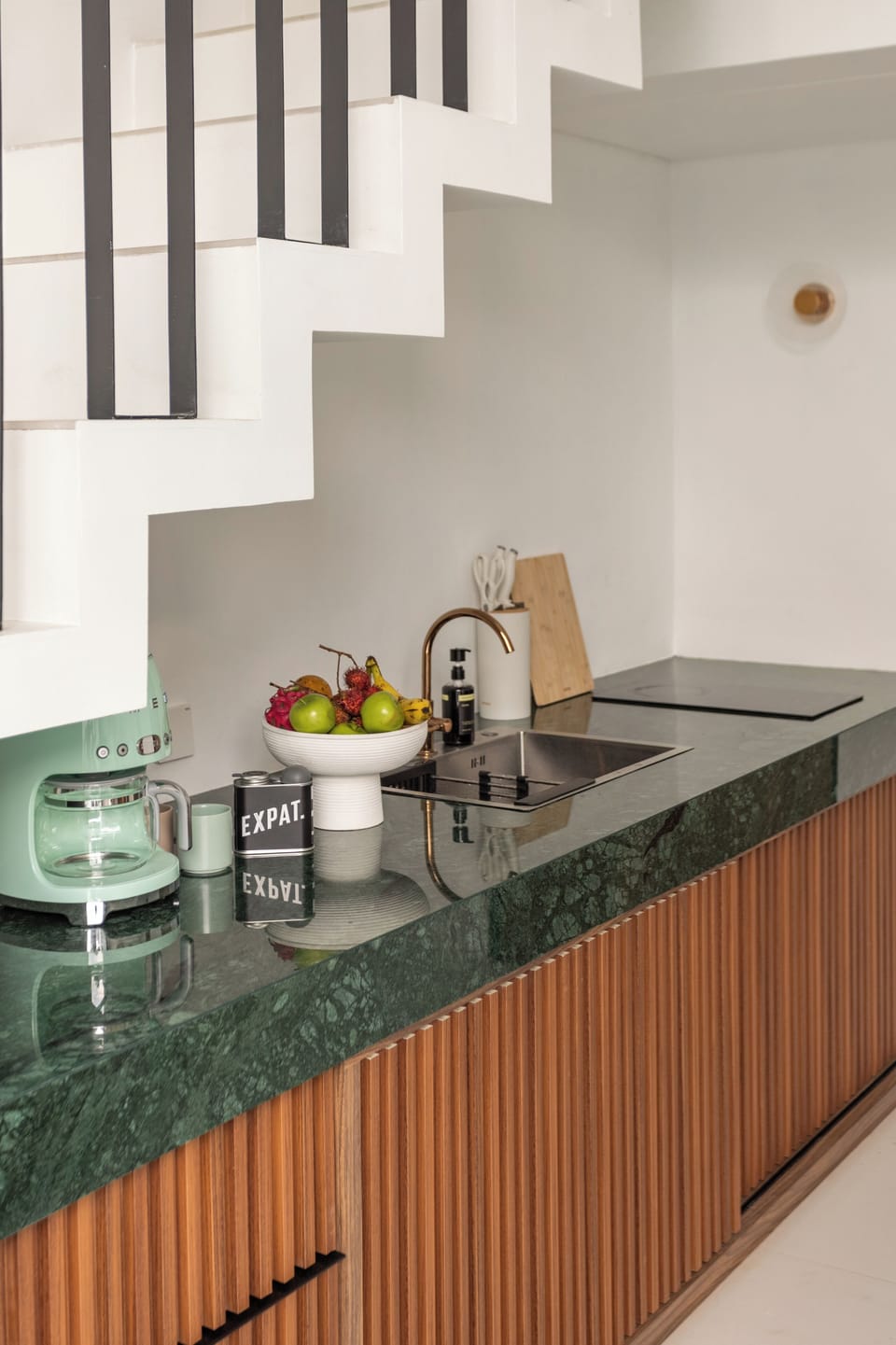 Deluxe Villa | Private kitchen | Fridge, coffee/tea maker, cookware/dishes/utensils, cleaning supplies