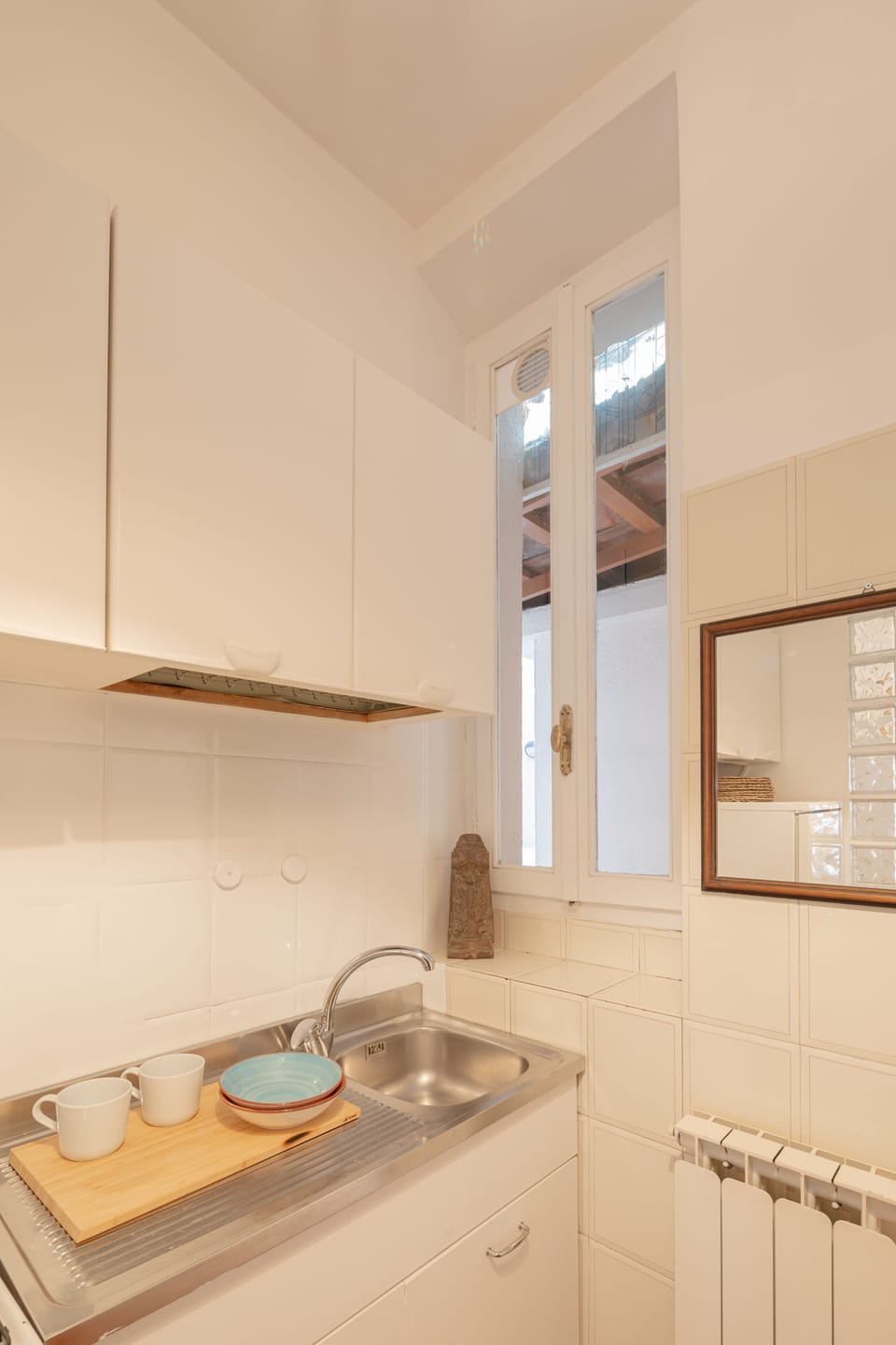 Luxury Apartment | Private kitchen | Full-size fridge, stovetop, espresso maker, coffee/tea maker