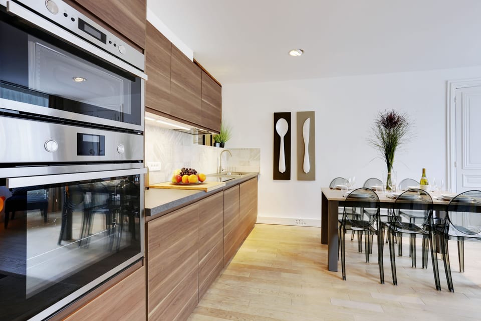 Premium Apartment | Living area | 127-cm Smart TV with cable channels, Netflix, MP3 dock