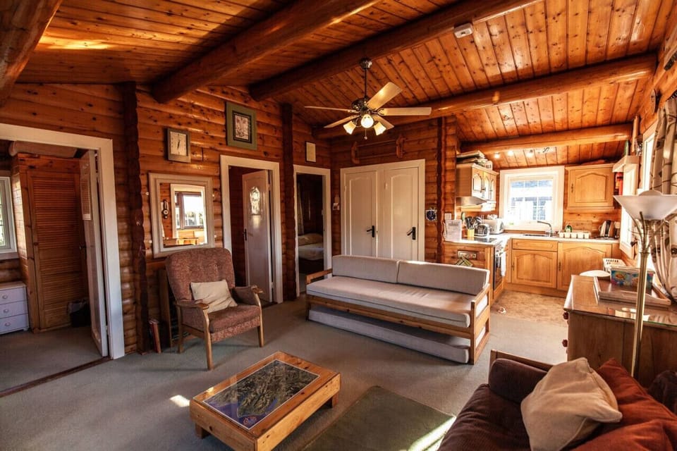 Traditional Cabin | Living area | Flat-screen TV