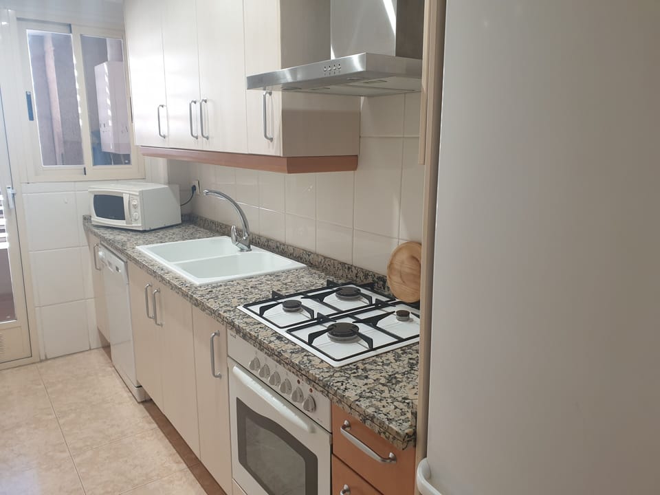 Apartment, 2 Bedrooms | Private kitchen | Full-size fridge, microwave, oven, stovetop
