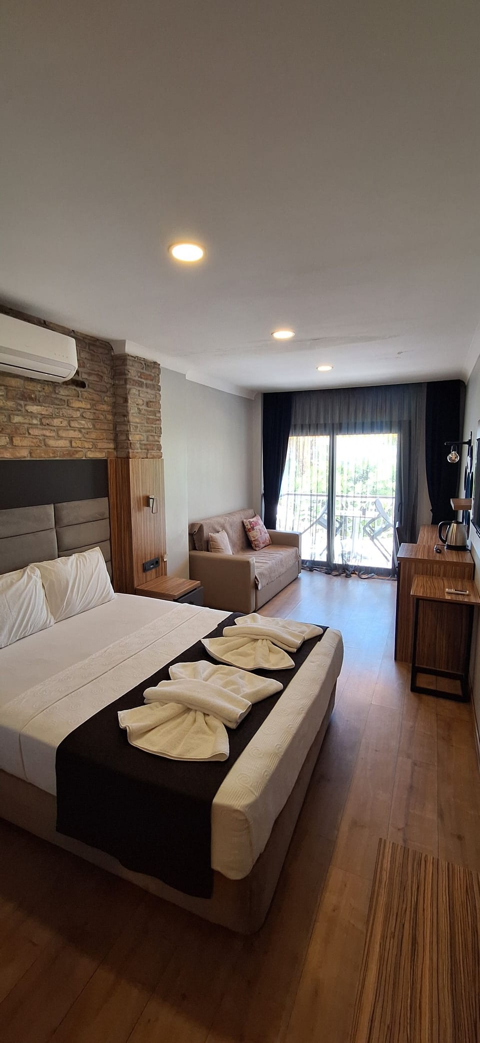 Family Room, 2 Bedrooms, Sea View | Premium bedding, blackout drapes, soundproofing, free WiFi