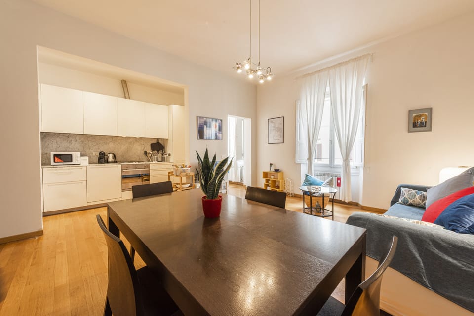Comfort Apartment | Living area | 40-inch flat-screen TV with digital channels
