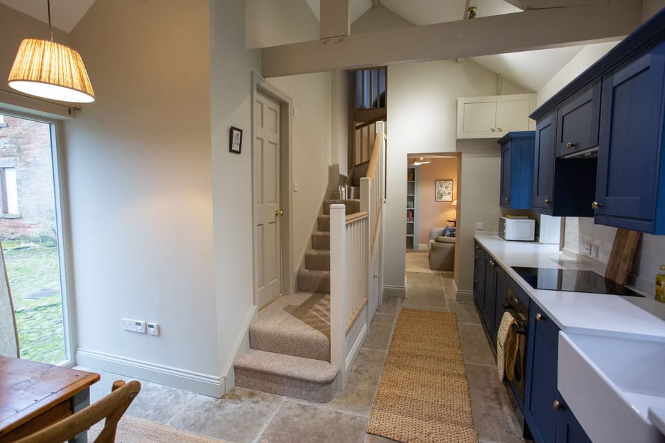 Fridge, dishwasher, electric kettle, toaster