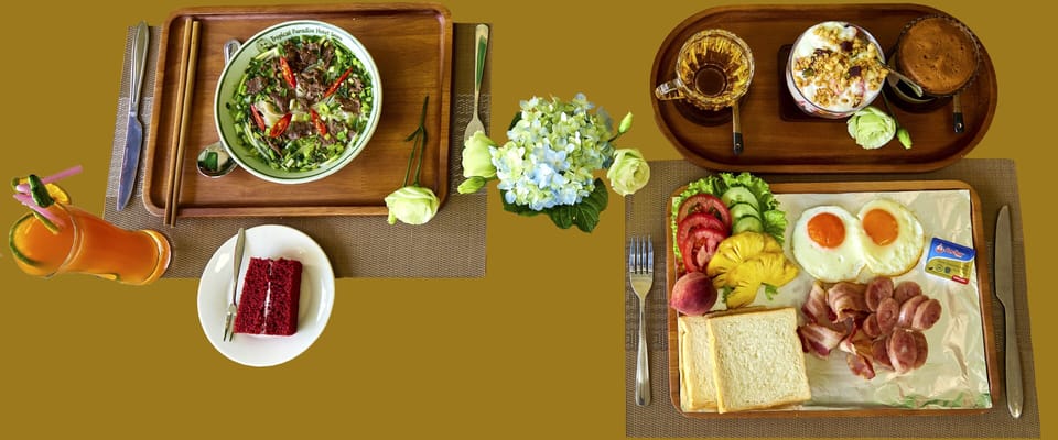 Daily cooked-to-order breakfast for a fee