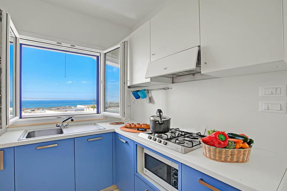 Standard Penthouse, 2 Bedrooms, Balcony (Penthouse Azzurra Sea View Near Beach) | Private kitchen