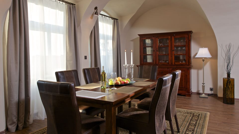 Grand Apartment, 2 Bedrooms | Living room | 55-inch Smart TV with satellite channels, Netflix, DVD player