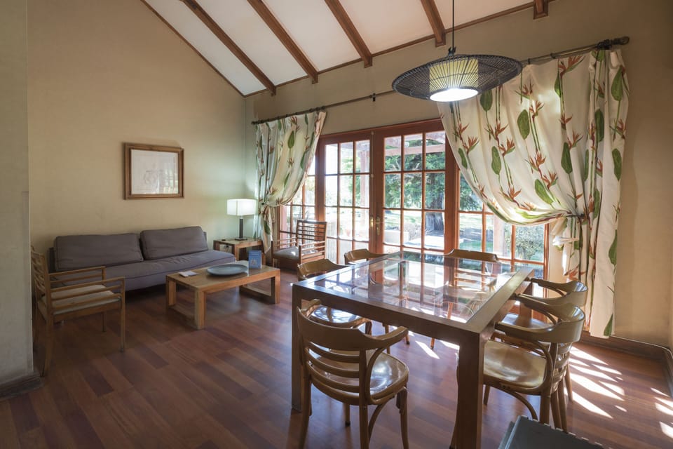 Family Cabin, Garden View | Living area | Flat-screen TV