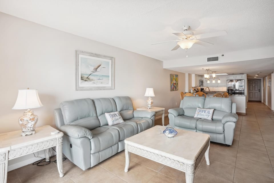 Condo, Multiple Beds (Las Brisas 202) | Living area | TV
