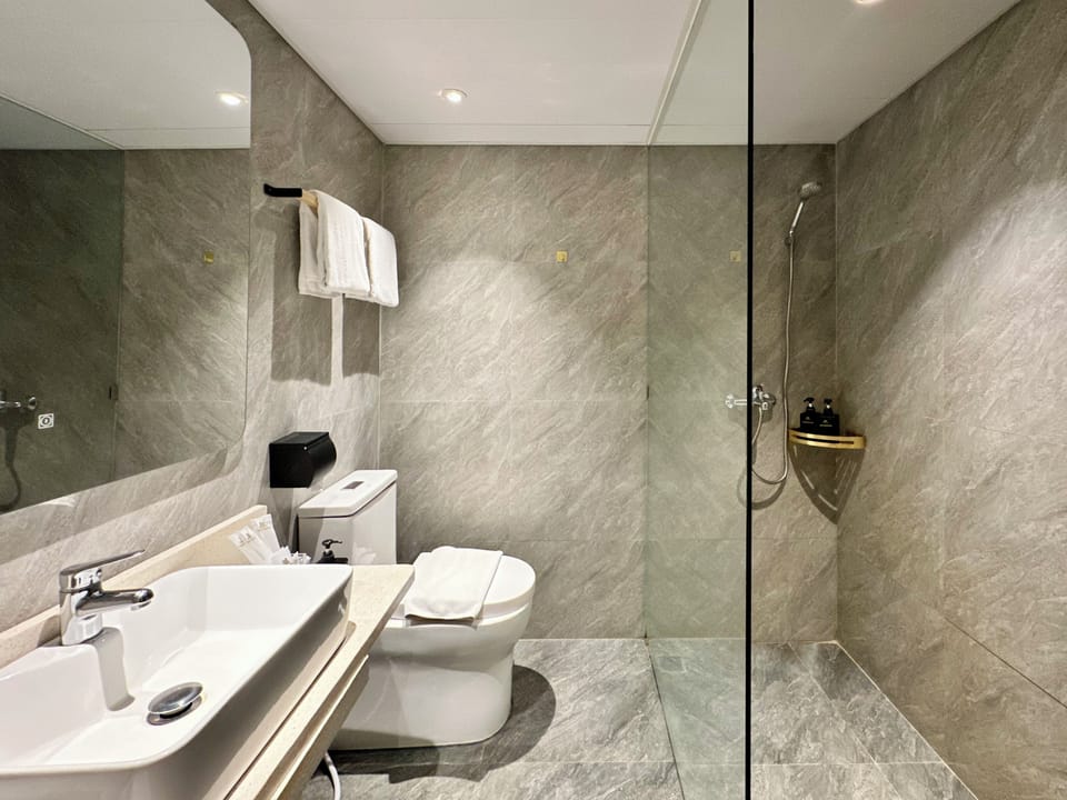 Free toiletries, bidet