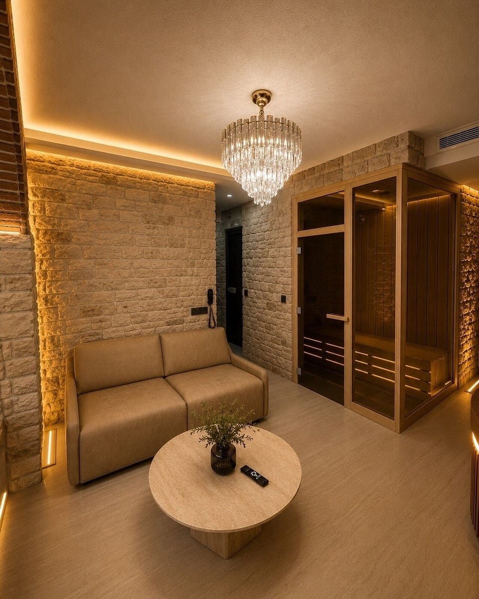 Couples treatment rooms, sauna, steam room, Turkish bath