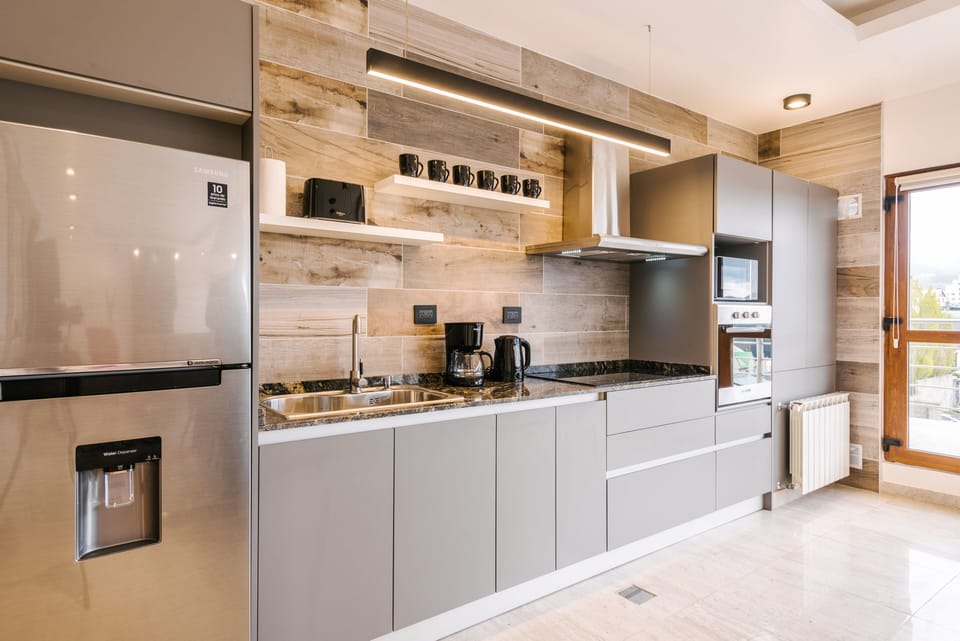 Apartment, 2 Bedrooms, Terrace, Mountain View (Fique) | Private kitchen | Fridge, microwave, stovetop, coffee/tea maker