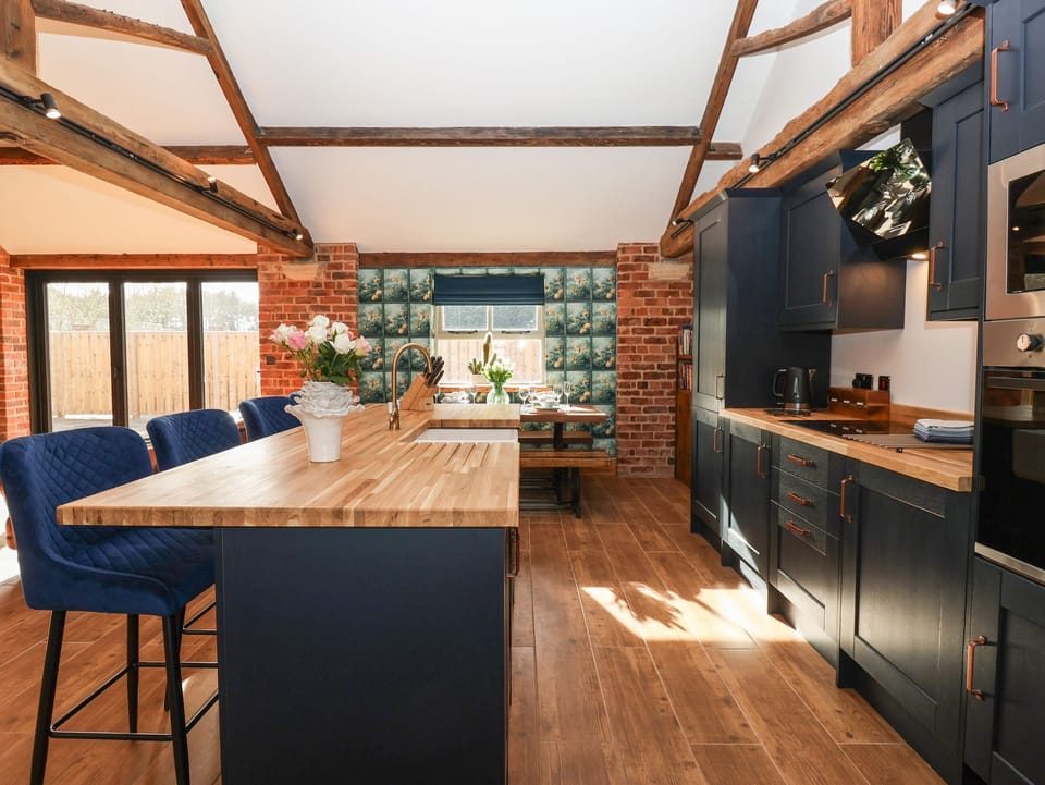 Fridge, dishwasher, electric kettle, toaster