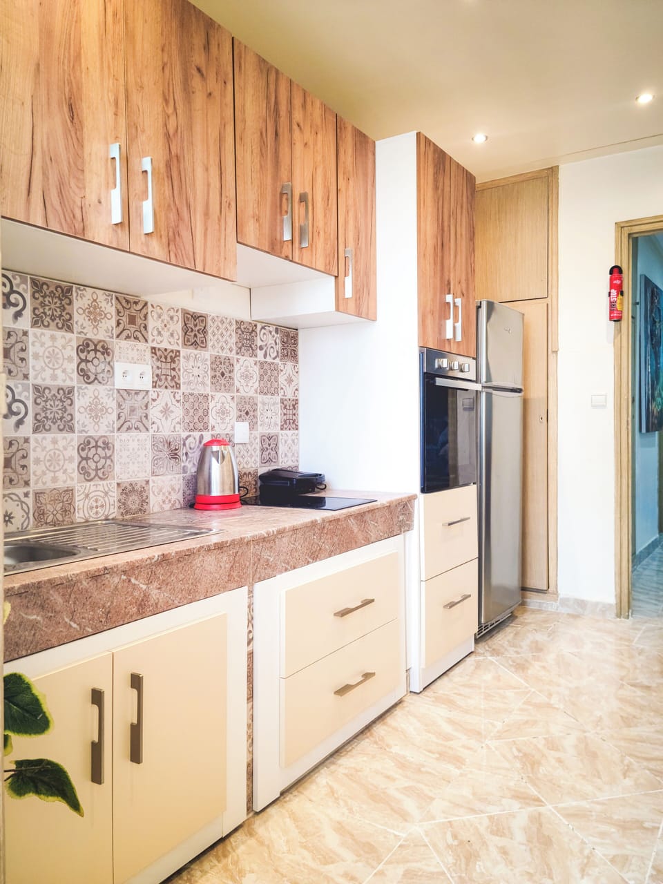 Comfort Apartment, 2 Bedrooms | Private kitchen | Fridge, stovetop, mixer, toaster oven