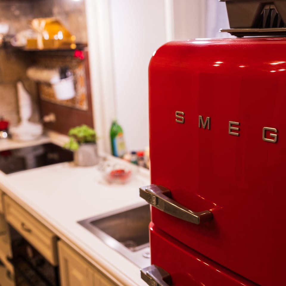 Shared fridge, microwave