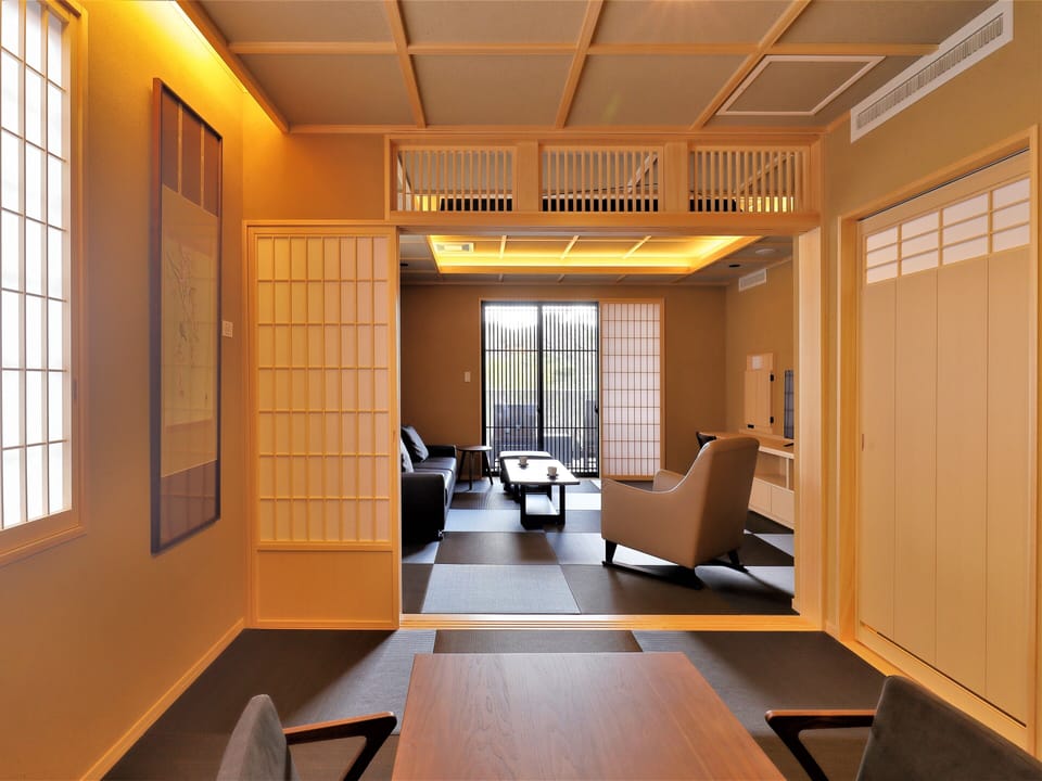 open-air bath Suite room(usu) | In-room safe, desk, free WiFi