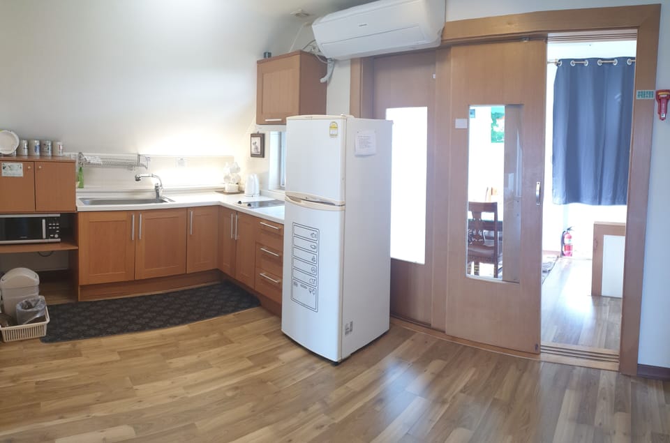 Studio, Ocean View | Private kitchen | Fridge, microwave, stovetop, coffee/tea maker