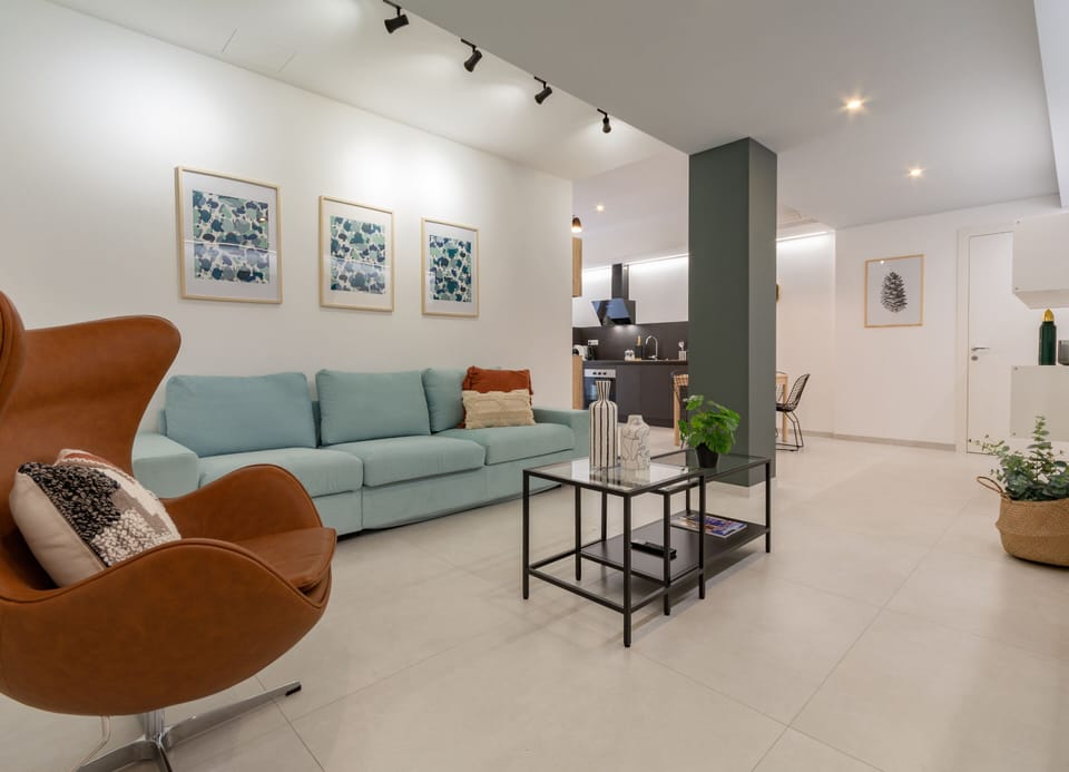 City Room | Living area | 75-inch Smart TV with satellite channels