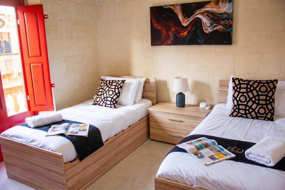 Family Townhome, Multiple Bedrooms (Kenn Gozitan villa and pool) | 4 bedrooms, desk, free WiFi, bed sheets