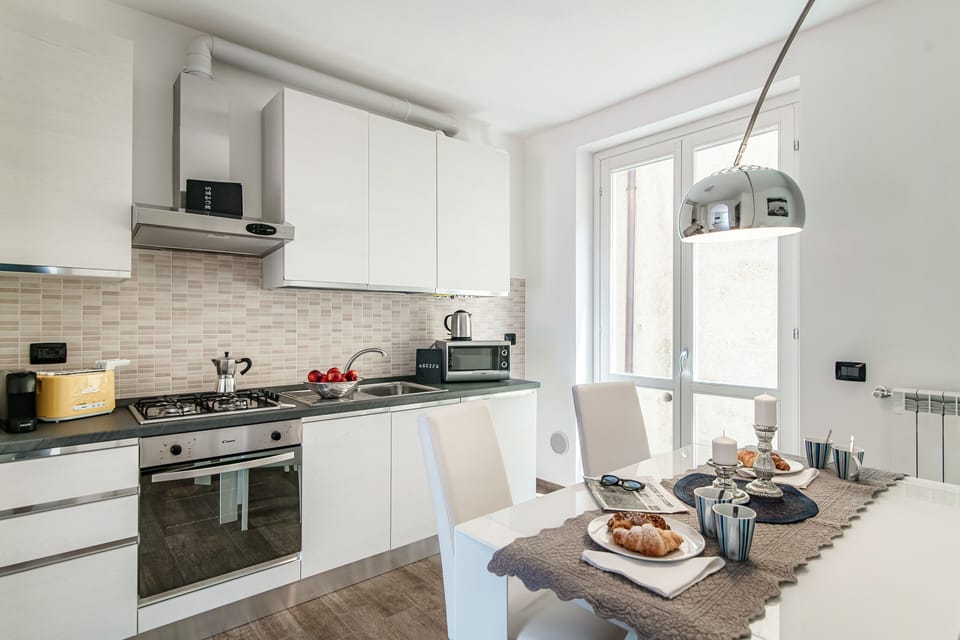 Apartment, Lake View | Private kitchen | Espresso maker, electric kettle
