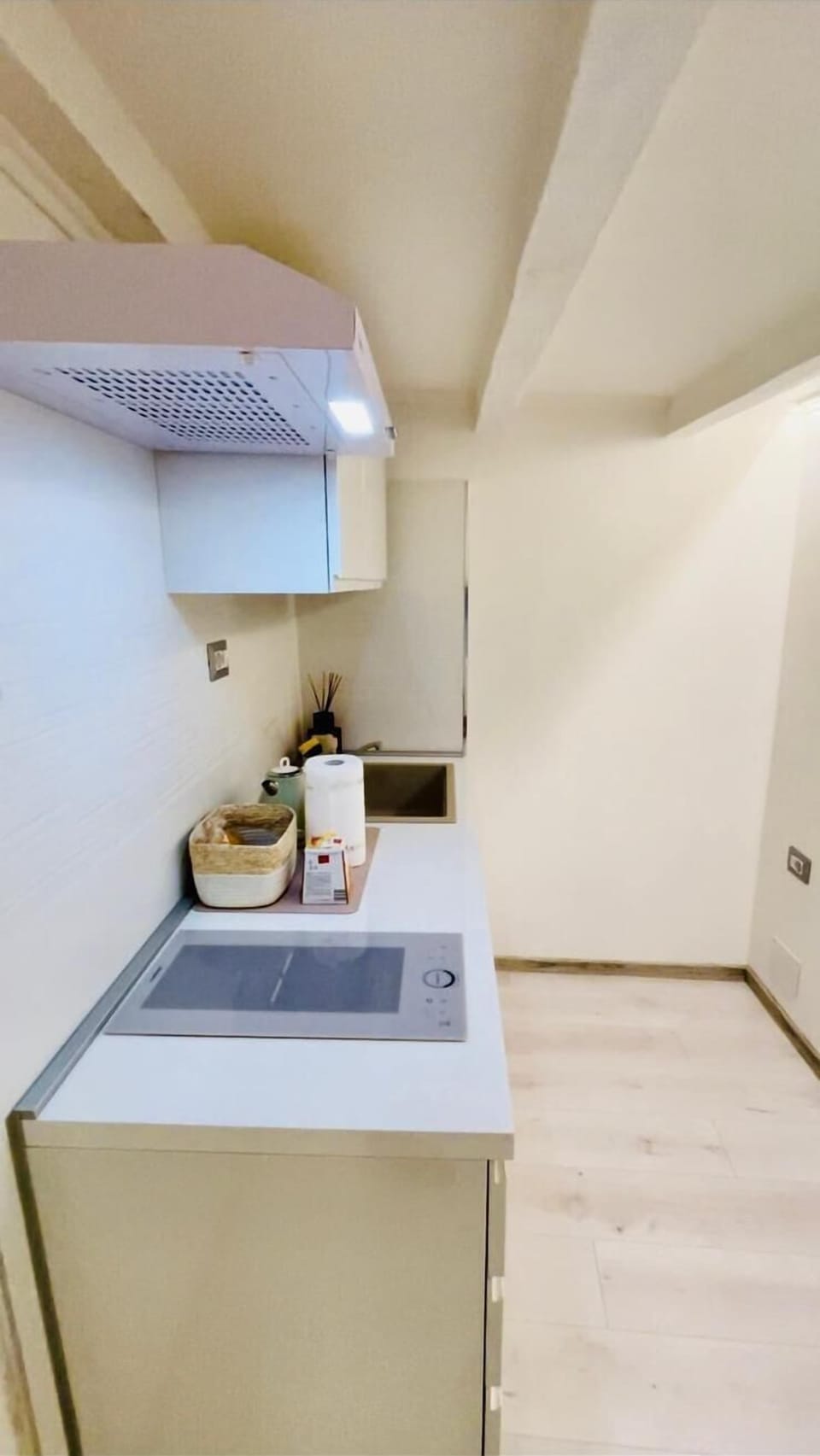 Business Apartment | Private kitchen | Full-size fridge, espresso maker, electric kettle