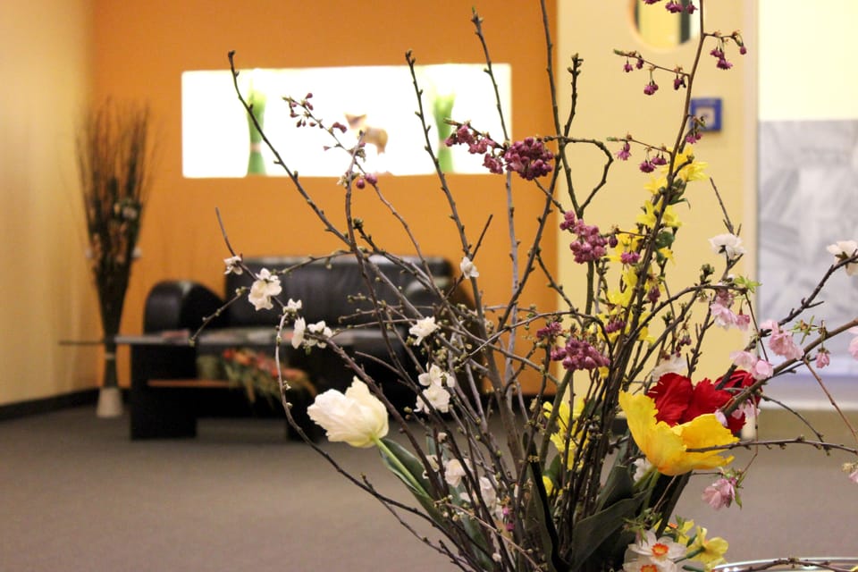 Lobby sitting area