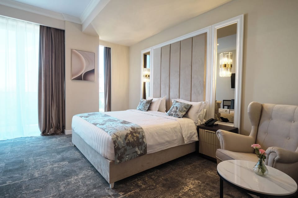 Minibar, in-room safe, desk, blackout drapes