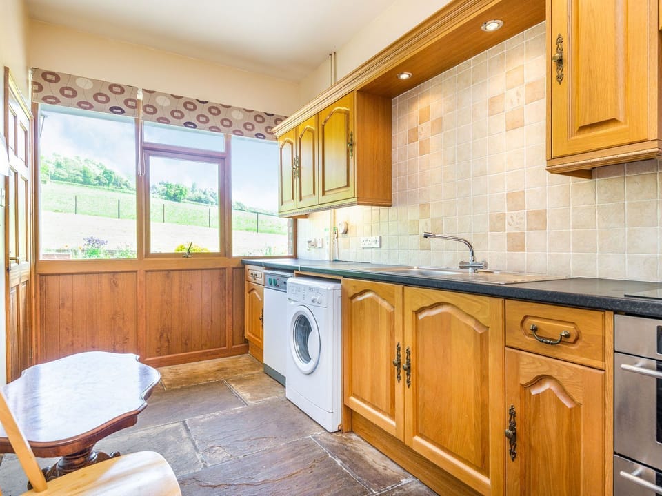 Fridge, electric kettle, toaster, cookware/dishes/utensils