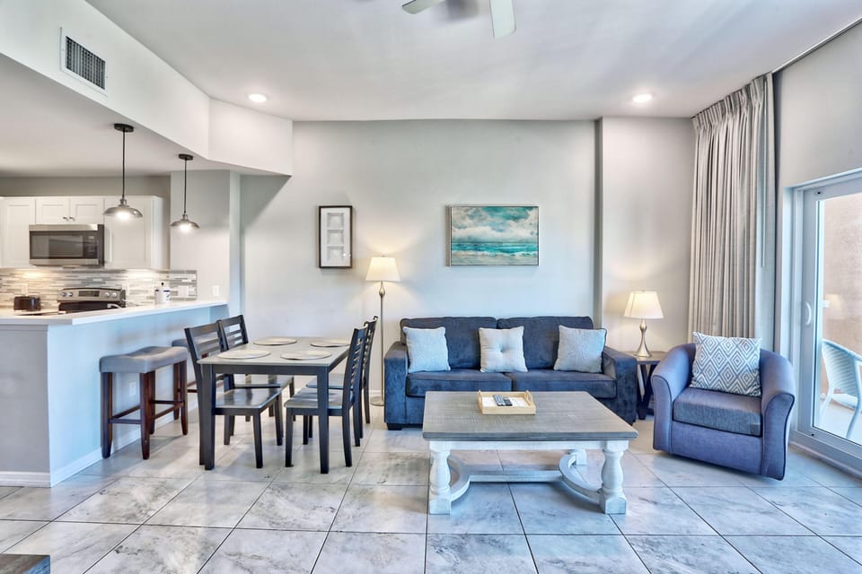 Condo, Multiple Beds (Madeira Bay Resort I 1504) | Living area | TV