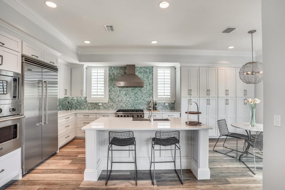 House, Multiple Beds (Sunset Point Beach House) | Private kitchen | Oven, toaster