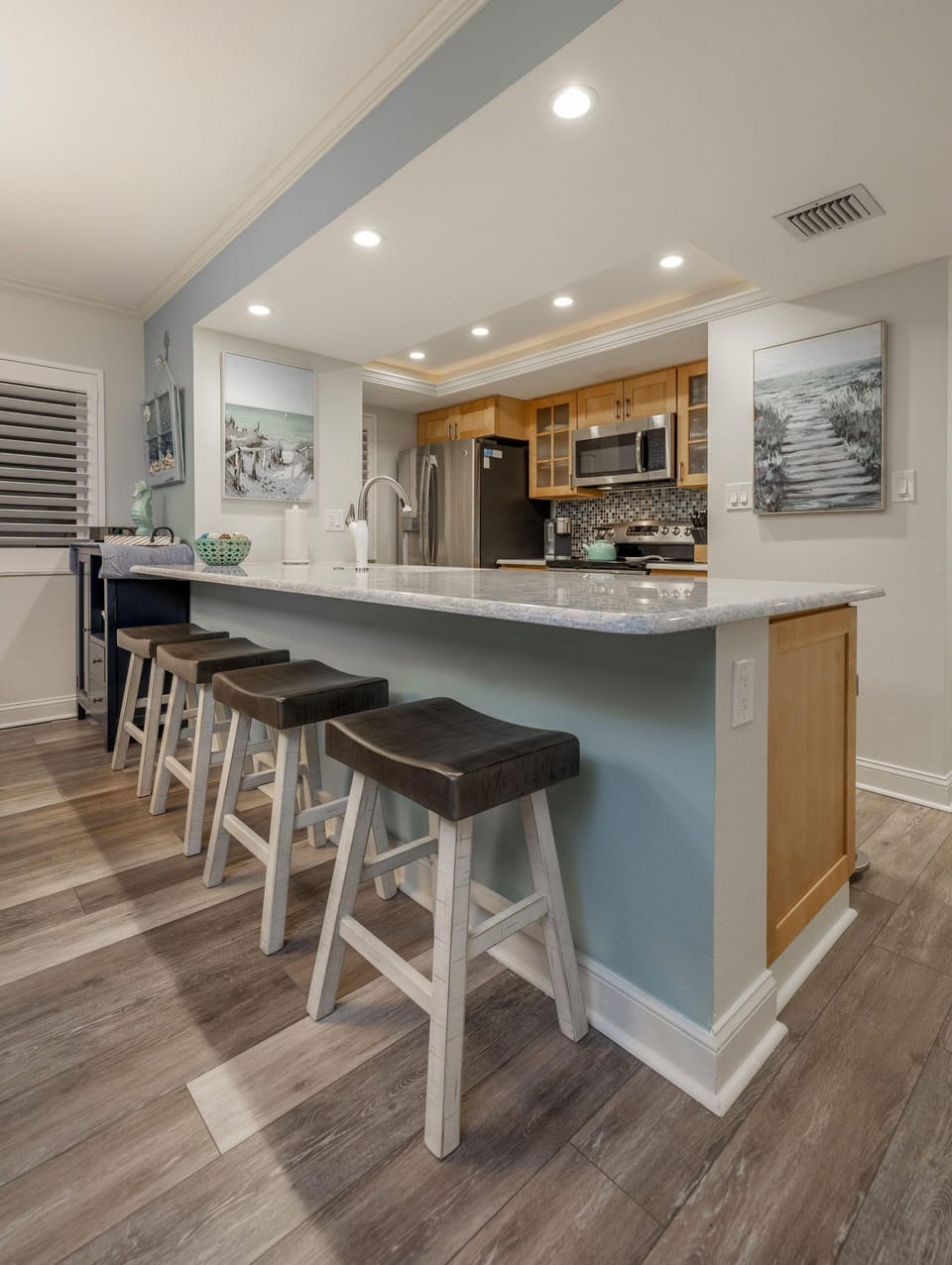 Condo, Multiple Beds (Land's End 4-306 Bay Front - Premier) | Private kitchen | Oven, toaster