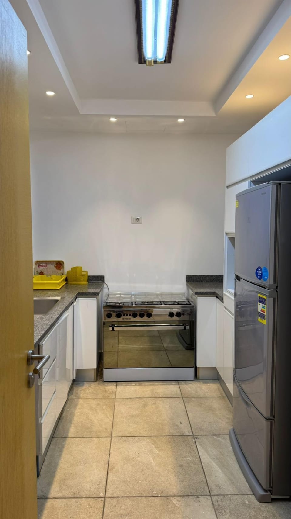 Full-size fridge