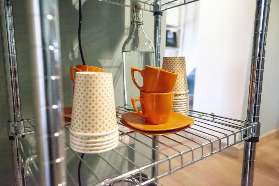 Apartment | Private kitchen | Espresso maker, electric kettle