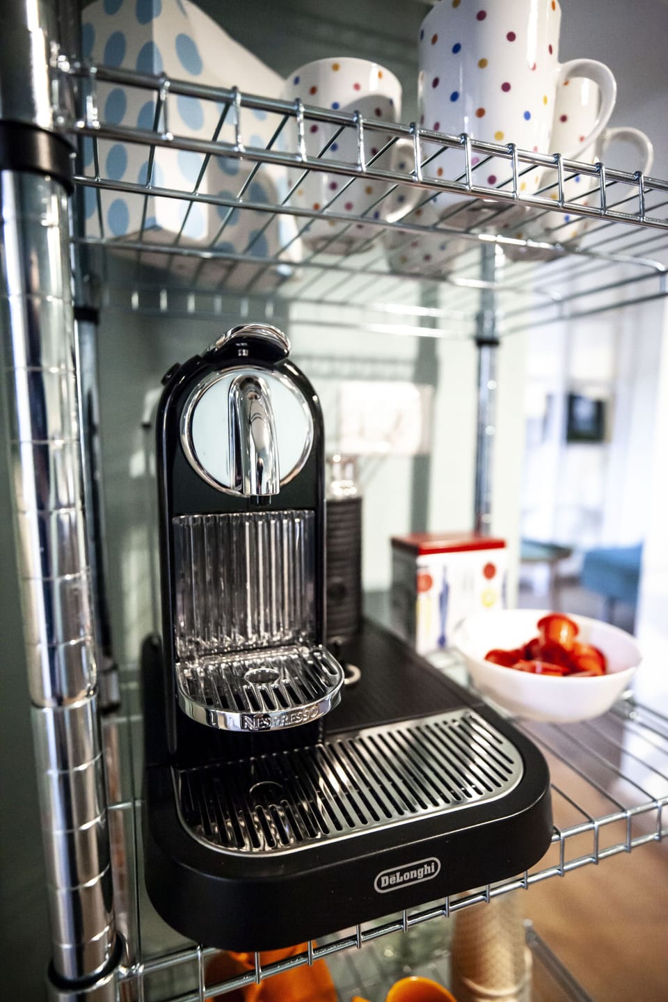 Apartment | Private kitchen | Espresso maker, electric kettle