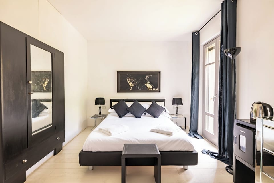 Double Room, Garden View | Premium bedding, down comforters, in-room safe, blackout drapes