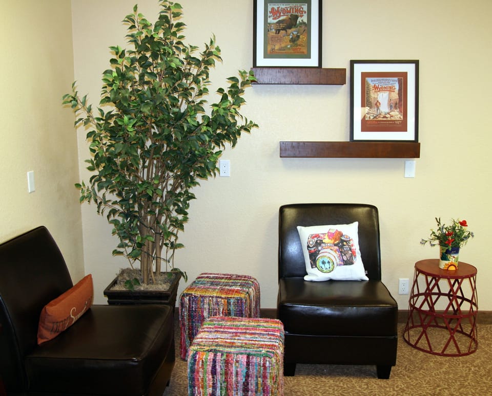 Lobby sitting area