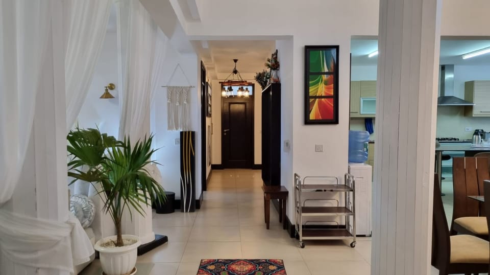 Superior Apartment, 5 Bedrooms, Ocean View | Living area | 42-inch flat-screen TV with digital channels