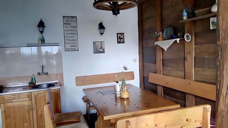 Outdoor banquet area
