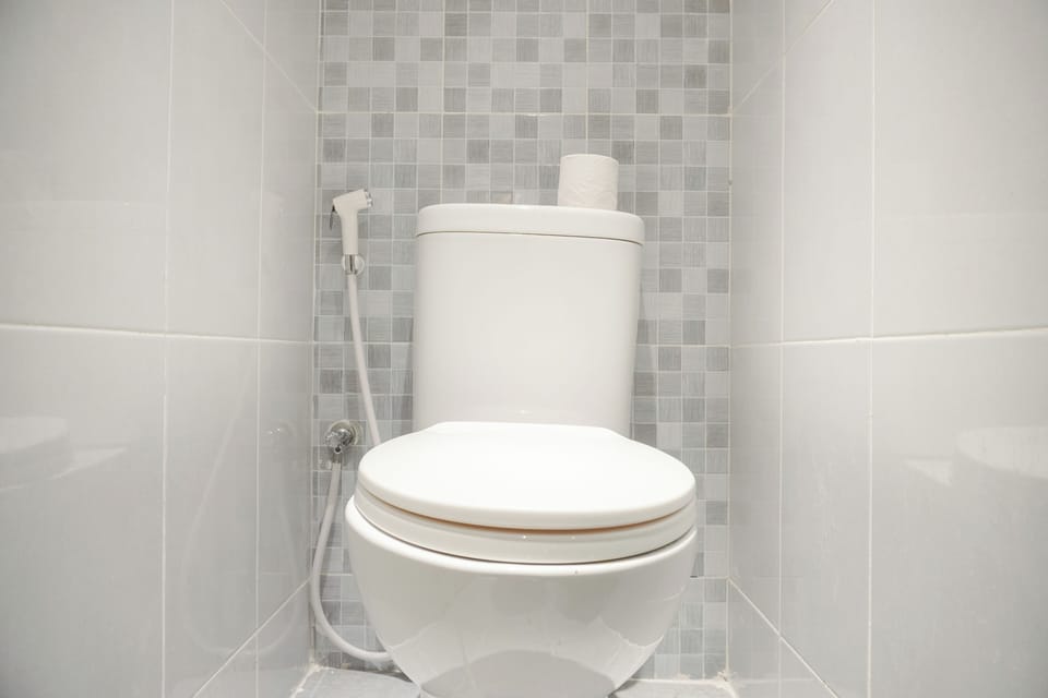 Studio | Bathroom | Shower, free toiletries, towels, soap