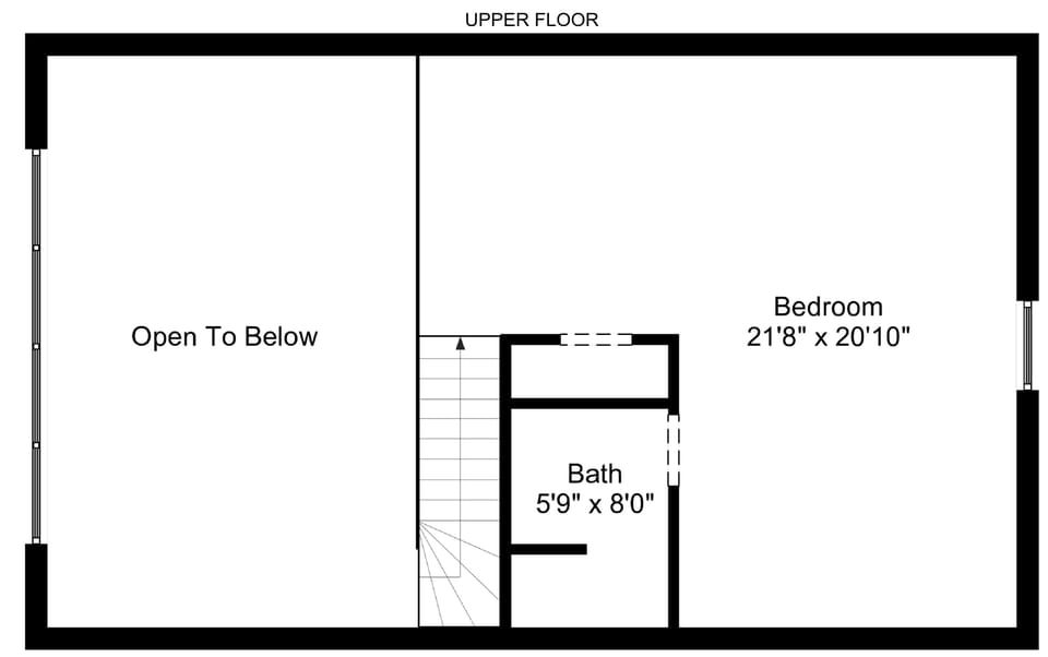 Cabin, 3 Bedrooms | Floor plan