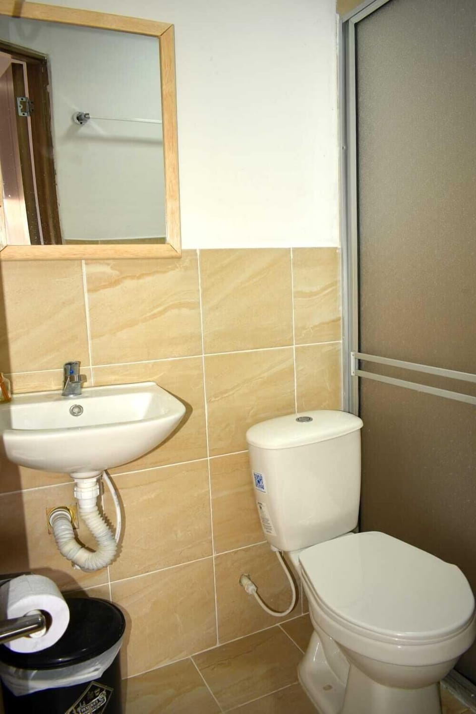 Classic Room, 2 Double Beds | Bathroom | Shower, towels, soap, toilet paper
