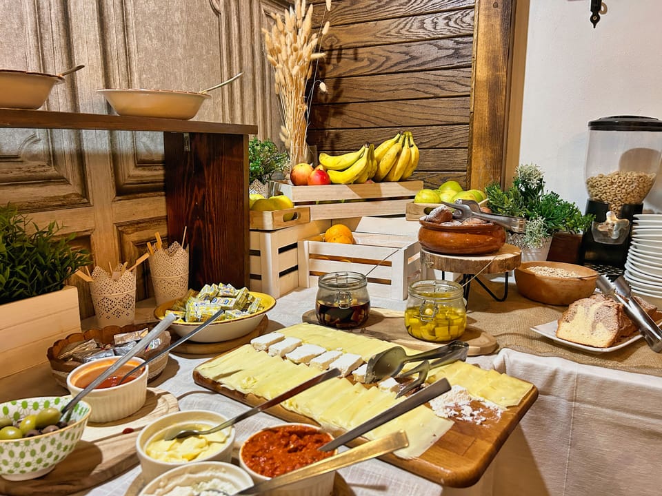 Daily buffet breakfast (EUR 15 per person)