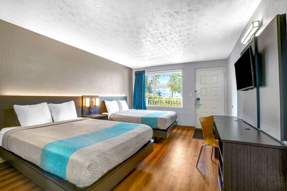 Blackout drapes, iron/ironing board, free WiFi, bed sheets